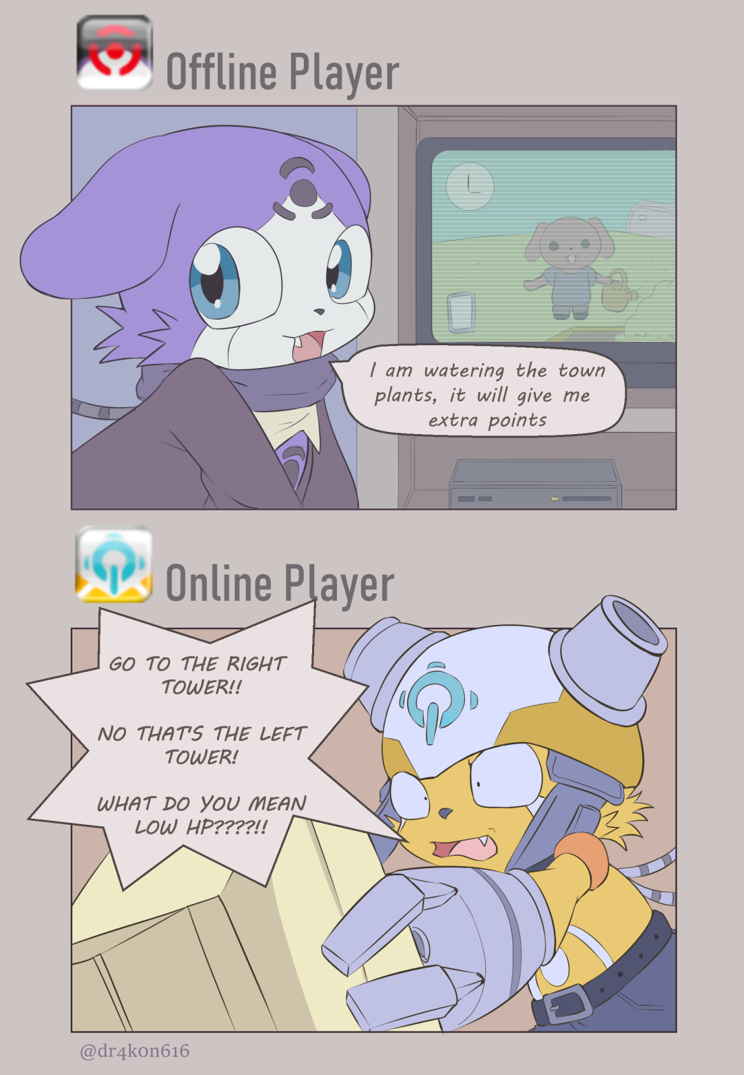 A Webcomic concept I've been working on since Appmon--Digimon